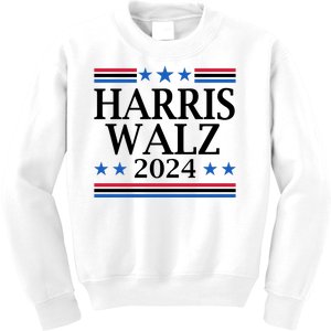 Harris Walz 2024 Usa Election Political Kids Sweatshirt