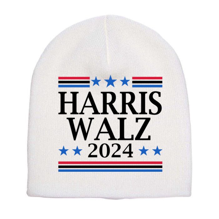 Harris Walz 2024 Usa Election Political Short Acrylic Beanie