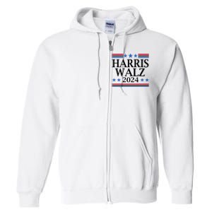 Harris Walz 2024 Usa Election Political Full Zip Hoodie