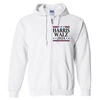 Harris Walz 2024 Usa Election Political Full Zip Hoodie