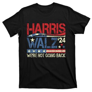 Harris Walz 2024 We Are Not Going Back T-Shirt