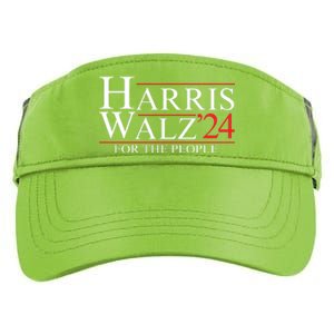 Harris Walz 2024 Kamala Harris For The People Madam Tim Walz President Harris Adult Drive Performance Visor