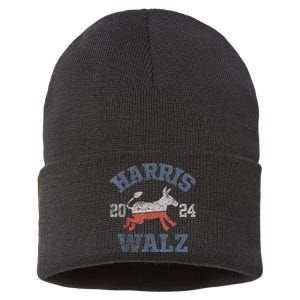 Harris Waltz 2024 Election Kamala Harris Tim Waltz 2024 Sustainable Knit Beanie