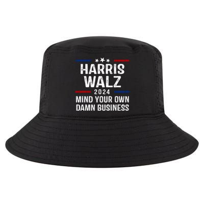 Harris Walz 2024 Mind Your Own Damn Business Cool Comfort Performance Bucket Hat