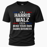 Harris Walz 2024 Mind Your Own Damn Business Cooling Performance Crew T-Shirt