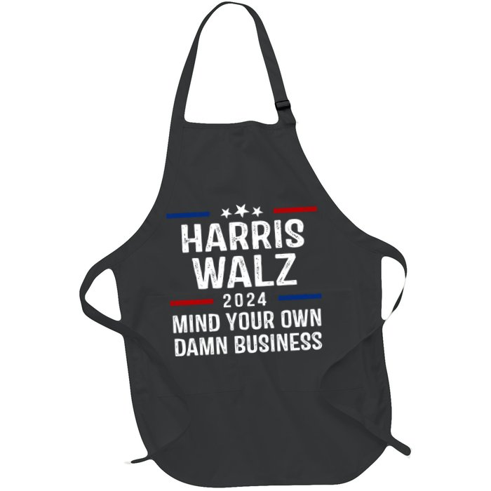 Harris Walz 2024 Mind Your Own Damn Business Apron