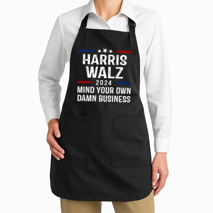 Harris Walz 2024 Mind Your Own Damn Business Apron