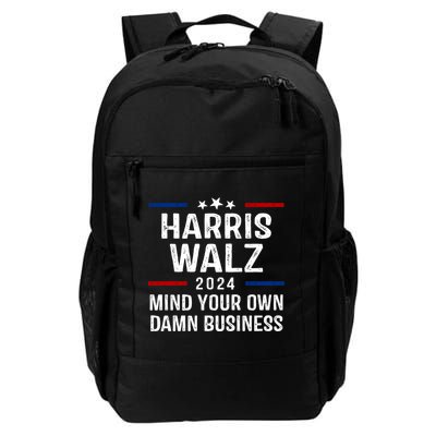 Harris Walz 2024 Mind Your Own Damn Business Backpack