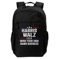 Harris Walz 2024 Mind Your Own Damn Business Backpack
