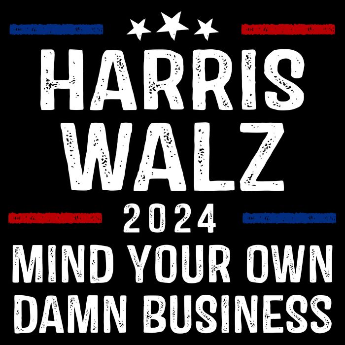 Harris Walz 2024 Mind Your Own Damn Business Baby Bodysuit