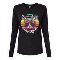 Harris Waltz 2024 Support Cat Lady (Vintage) Womens Cotton Relaxed Long Sleeve T-Shirt