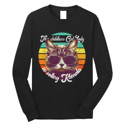 Harris Waltz 2024 Support Cat Lady (Vintage) Long Sleeve Shirt