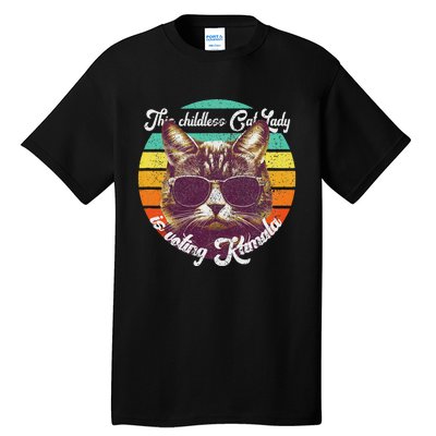 Harris Waltz 2024 Support Cat Lady (Vintage) Tall T-Shirt