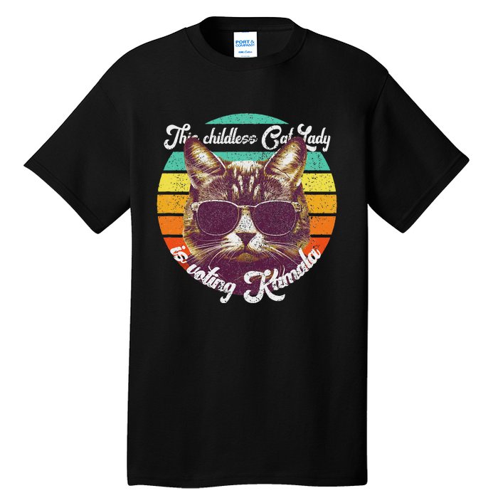 Harris Waltz 2024 Support Cat Lady (Vintage) Tall T-Shirt