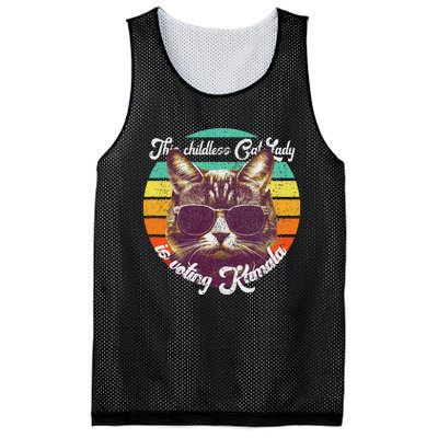 Harris Waltz 2024 Support Cat Lady (Vintage) Mesh Reversible Basketball Jersey Tank