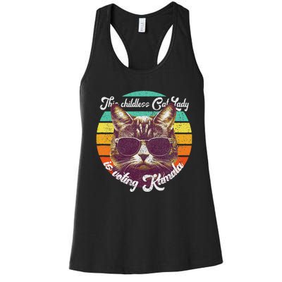 Harris Waltz 2024 Support Cat Lady (Vintage) Women's Racerback Tank