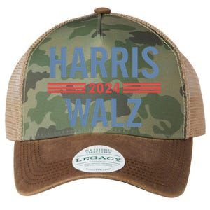 Harris Waltz 2024 Retro Button Election Legacy Tie Dye Trucker Hat