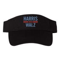 Harris Waltz 2024 Retro Button Election Valucap Bio-Washed Visor