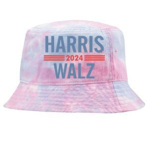 Harris Waltz 2024 Retro Button Election Tie-Dyed Bucket Hat