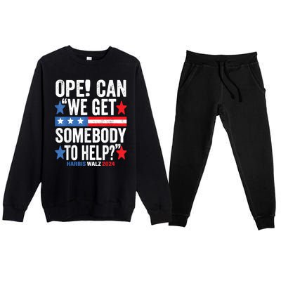 Harris Waltz 2024 Premium Crewneck Sweatsuit Set