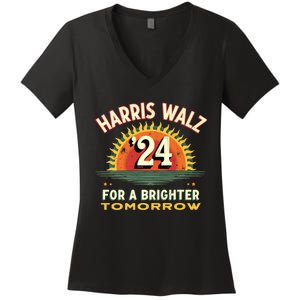 Harris Waltz 2024 Women's V-Neck T-Shirt