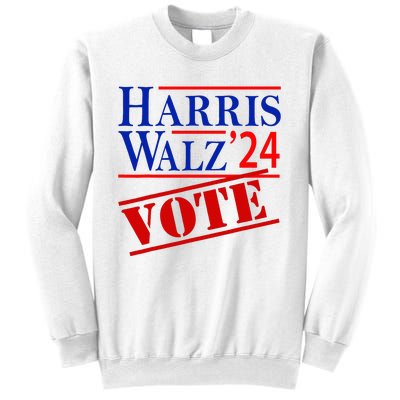 Harris Walz 2024 American Flag Kamala Harris Tim Waltz Sweatshirt