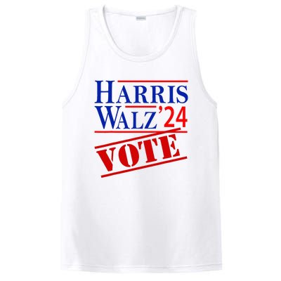 Harris Walz 2024 American Flag Kamala Harris Tim Waltz PosiCharge Competitor Tank