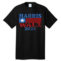 Harris Walz 2024 Campaign For President Vintage Harris Waltz Tall T-Shirt