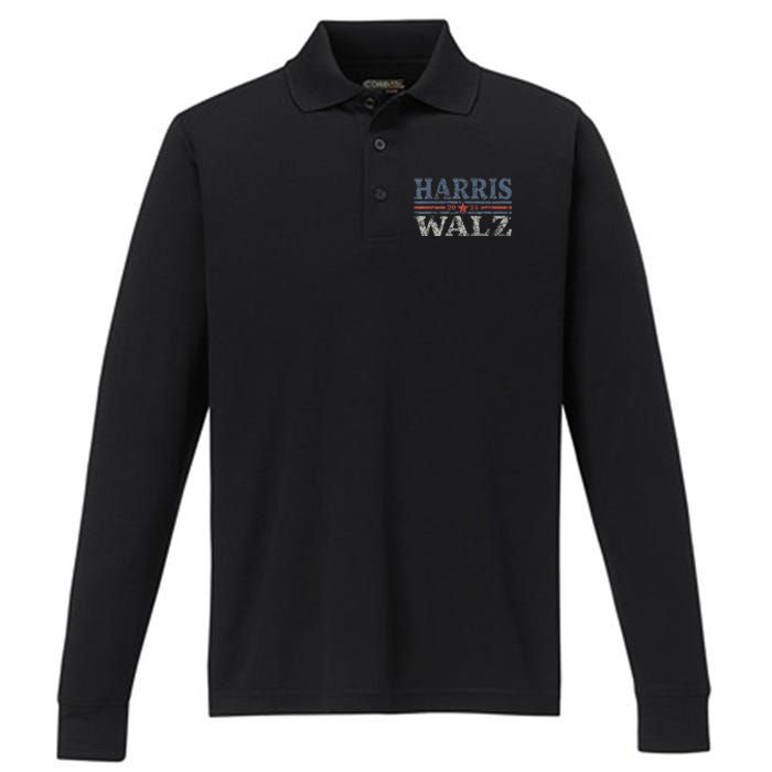 Harris Waltz 2024 Performance Long Sleeve Polo