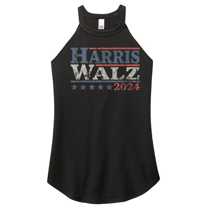 Harris Walz 2024 Campaign For President Harris Waltz Vintage Women's Perfect Tri Rocker Tank