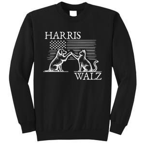 Harris Walz 2024 President American Flag Kamala Harris Waltz Sweatshirt