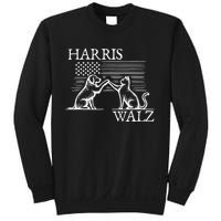 Harris Walz 2024 President American Flag Kamala Harris Waltz Sweatshirt