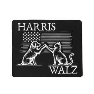 Harris Walz 2024 President American Flag Kamala Harris Waltz Mousepad