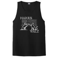 Harris Walz 2024 President American Flag Kamala Harris Waltz PosiCharge Competitor Tank