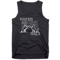 Harris Walz 2024 President American Flag Kamala Harris Waltz Tank Top