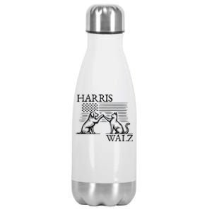 Harris Walz 2024 President American Flag Kamala Harris Waltz Stainless Steel Insulated Water Bottle