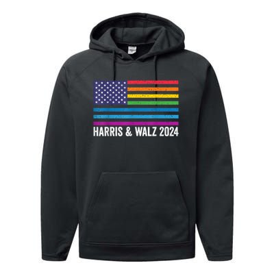 Harris Waltz 2024 Election Kamala Harris Tim Waltz 2024 Performance Fleece Hoodie