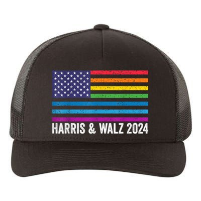 Harris Waltz 2024 Election Kamala Harris Tim Waltz 2024 Yupoong Adult 5-Panel Trucker Hat