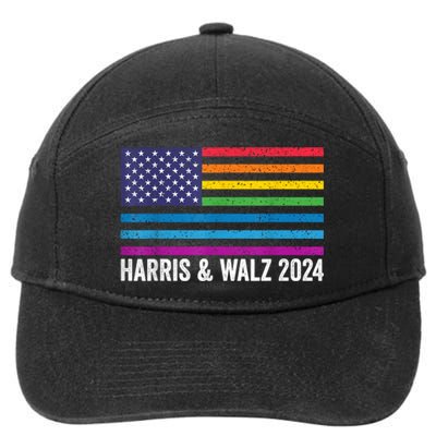 Harris Waltz 2024 Election Kamala Harris Tim Waltz 2024 7-Panel Snapback Hat