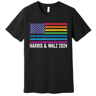 Harris Waltz 2024 Election Kamala Harris Tim Waltz 2024 Premium T-Shirt