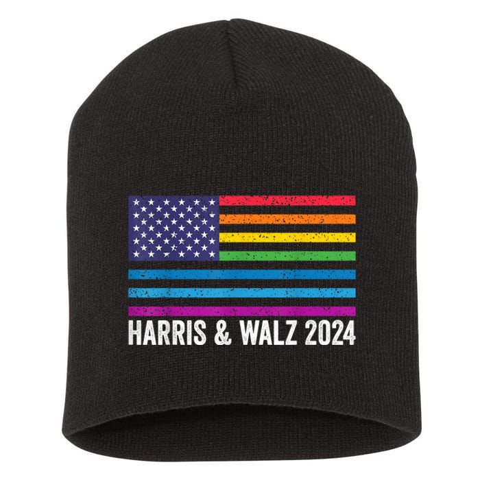 Harris Waltz 2024 Election Kamala Harris Tim Waltz 2024 Short Acrylic Beanie