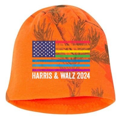 Harris Waltz 2024 Election Kamala Harris Tim Waltz 2024 Kati - Camo Knit Beanie