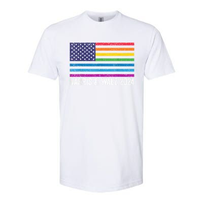 Harris Waltz 2024 Election Kamala Harris Tim Waltz 2024 Softstyle CVC T-Shirt