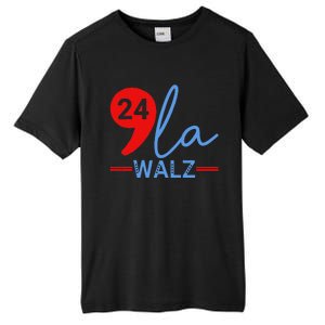 Harris Walz 2024 President Comma La Funny Tall Fusion ChromaSoft Performance T-Shirt