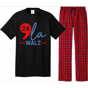 Harris Walz 2024 President Comma La Funny Pajama Set