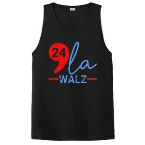 Harris Walz 2024 President Comma La Funny PosiCharge Competitor Tank