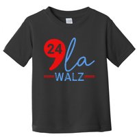 Harris Walz 2024 President Comma La Funny Toddler T-Shirt