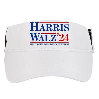 Harris Walz 2024 Mind Your Own Damn Business Adult Drive Performance Visor