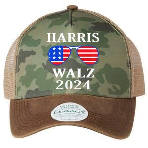 Harris Walz 2024 Kamala Harris American Flag Legacy Tie Dye Trucker Hat