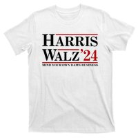 Harris Walz 2024 Mind Your Own Damn Business T-Shirt